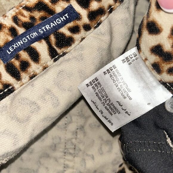 Charter Club Leopard Print Straight Leg Pants(Size 6) - Picture 11 of 11